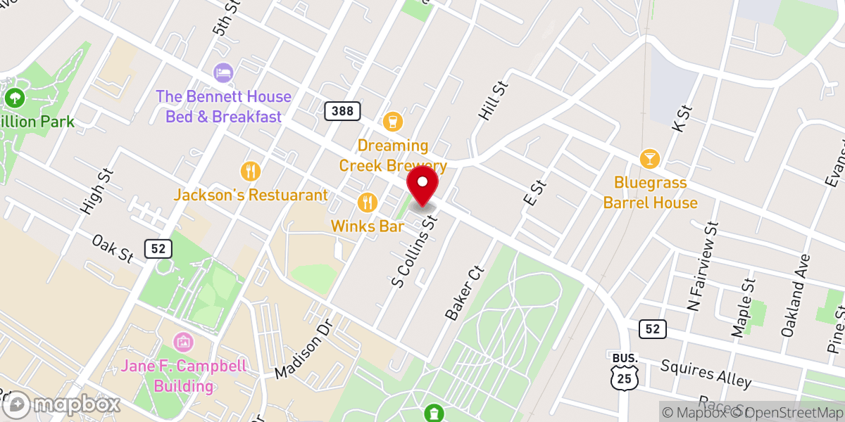 Map showing location of Grace Now