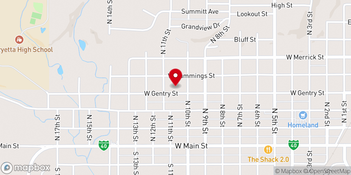 Map showing location of St Michael Catholic Church