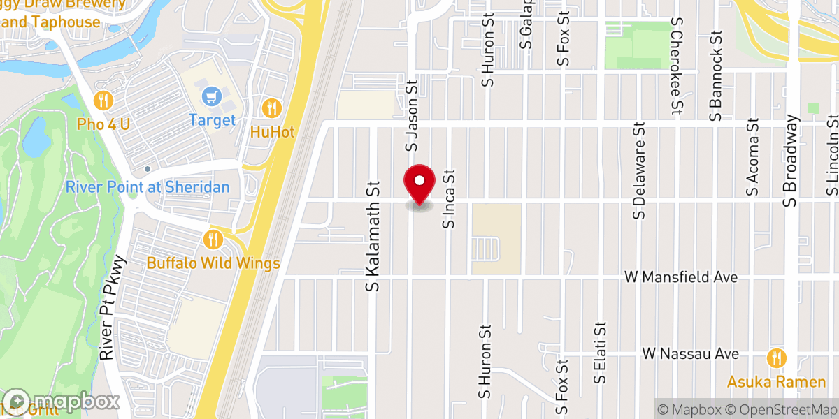 Map showing location of Divine Reflection Christian Church