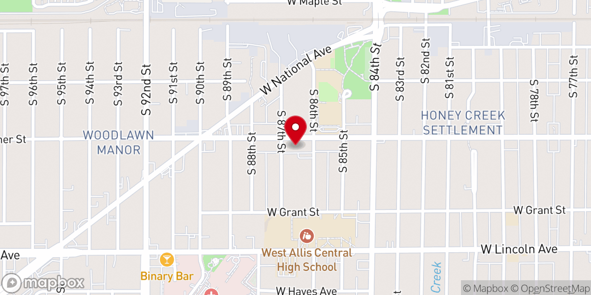 Map showing location of Life Changers Christian Church