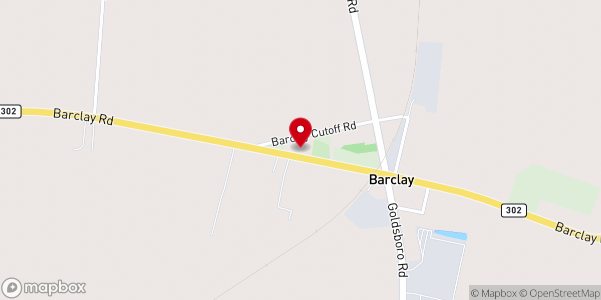 Map showing location of Saint Daniels United Methodist Church