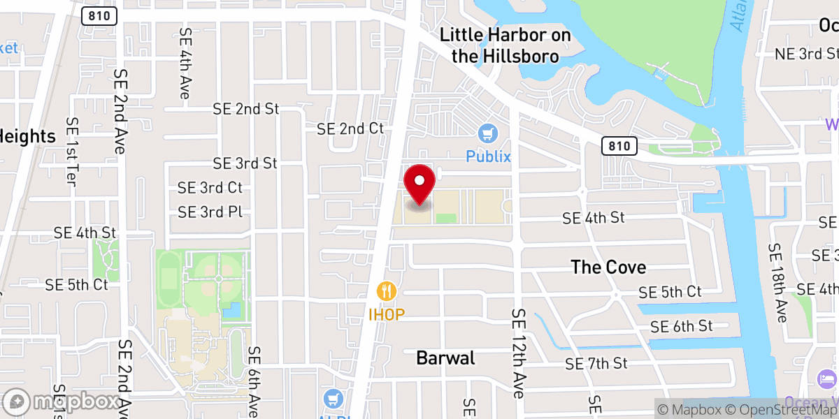 Map showing location of Saint Ambrose Catholic Church