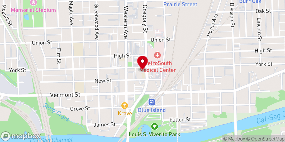 Map showing location of St Benedict Catholic Church (St Mary Magdalene Parish)