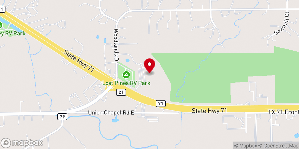Map showing location of River Valley Church