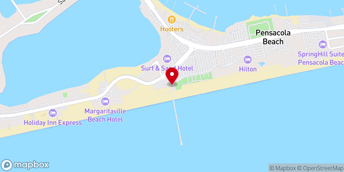 Map showing location of Pier Suite Events
