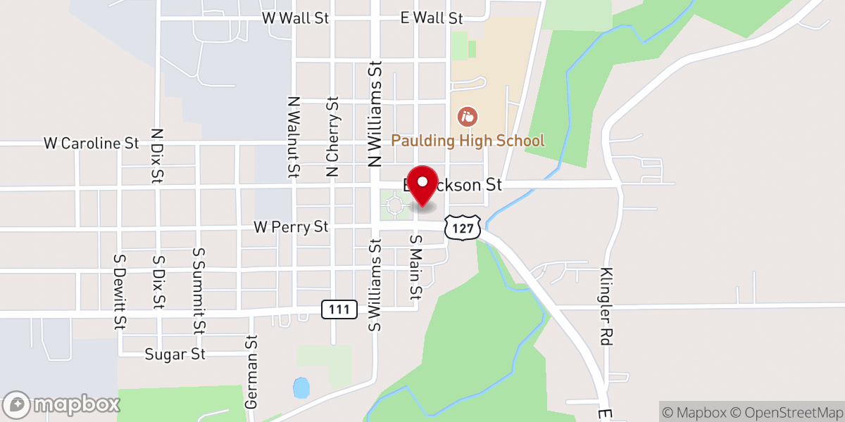 Map showing location of Branch Christian Fellowship