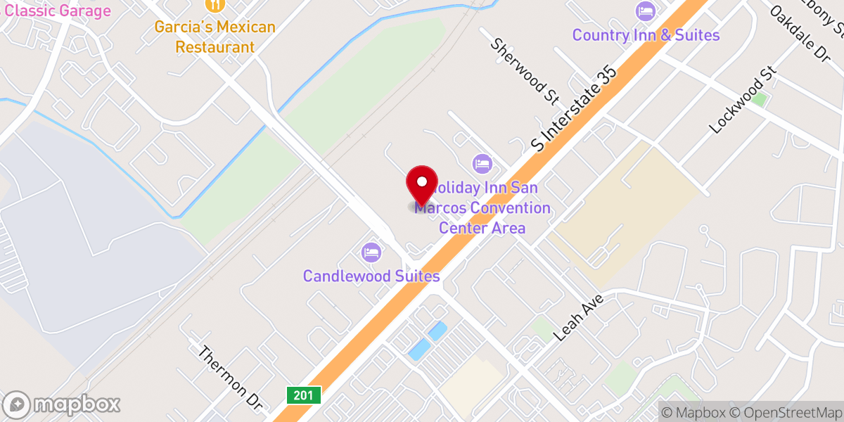 Map showing location of Knights of Columbus