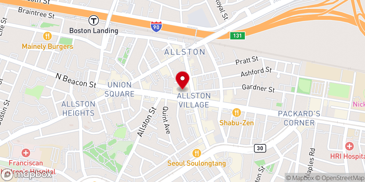 Map showing location of Jewish Vision Foundation