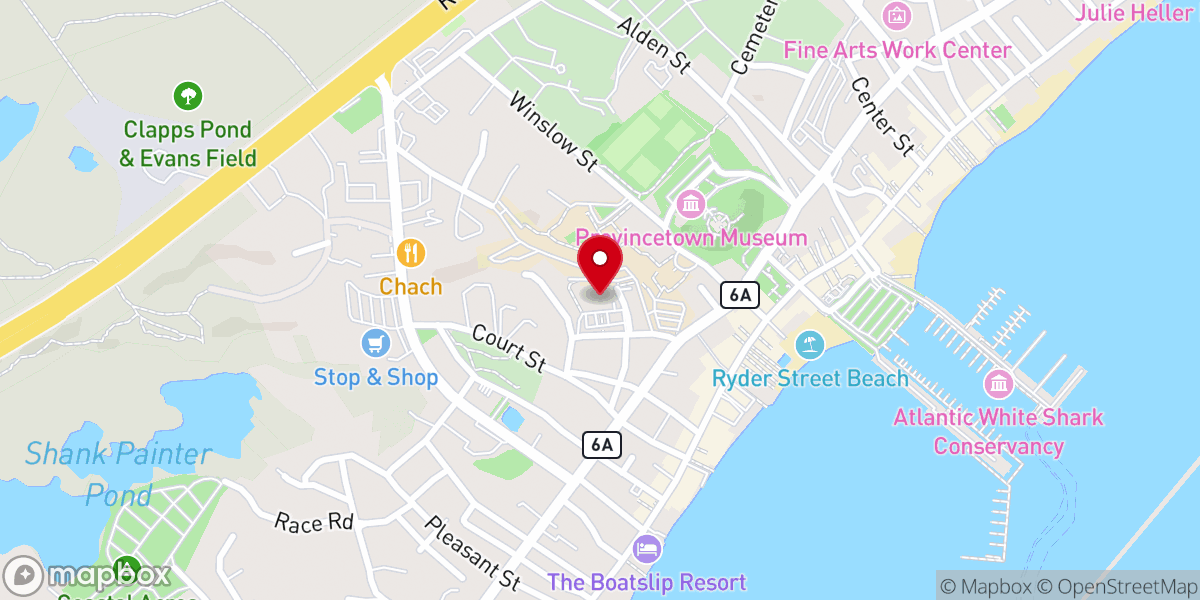 Map showing location of St. Peter the Apostle Church