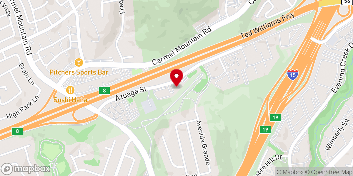 Map showing location of St Timothy's Episcopal Church