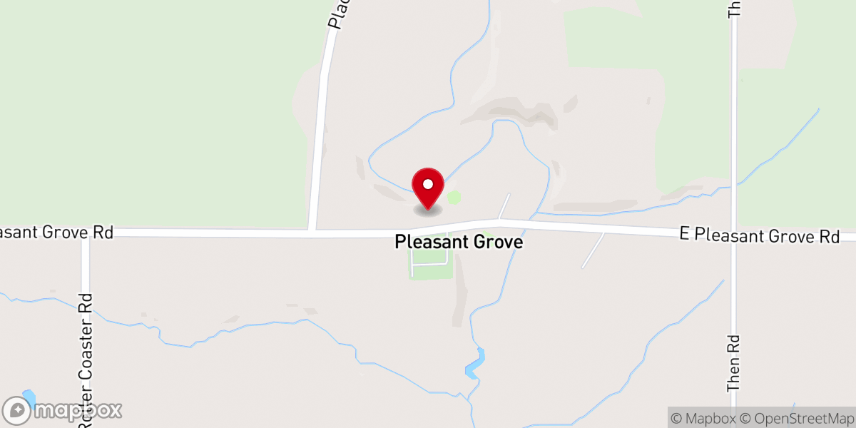 Map showing location of St. John the Evangelist, Placid