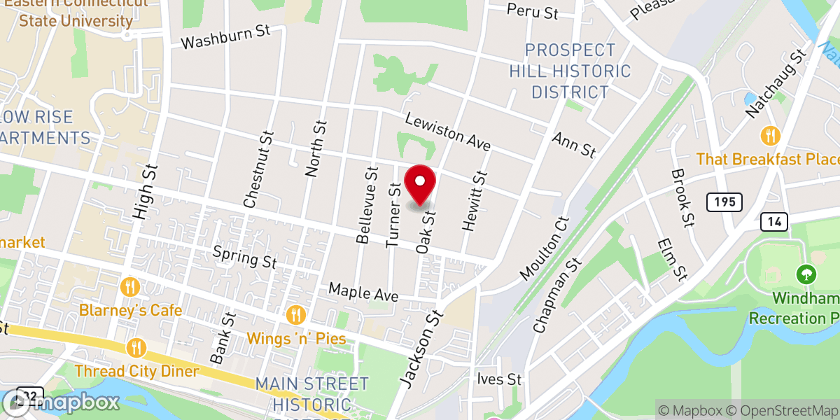 Map showing location of Saint Mary's Ukrainian Greek Catholic Church