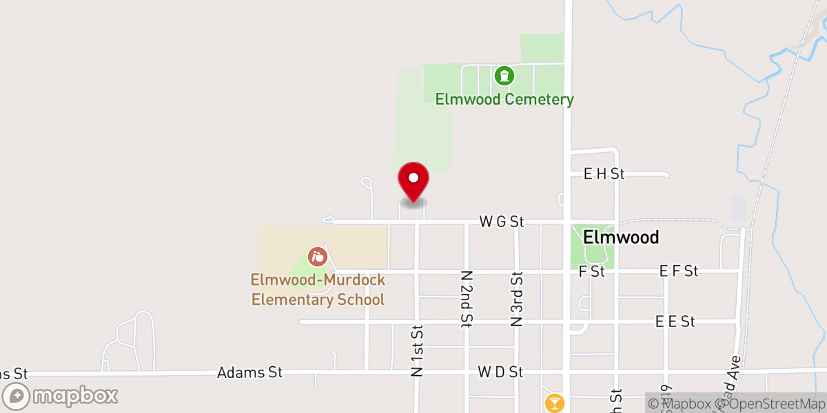 Map showing location of Saint Paul United Methodist Church