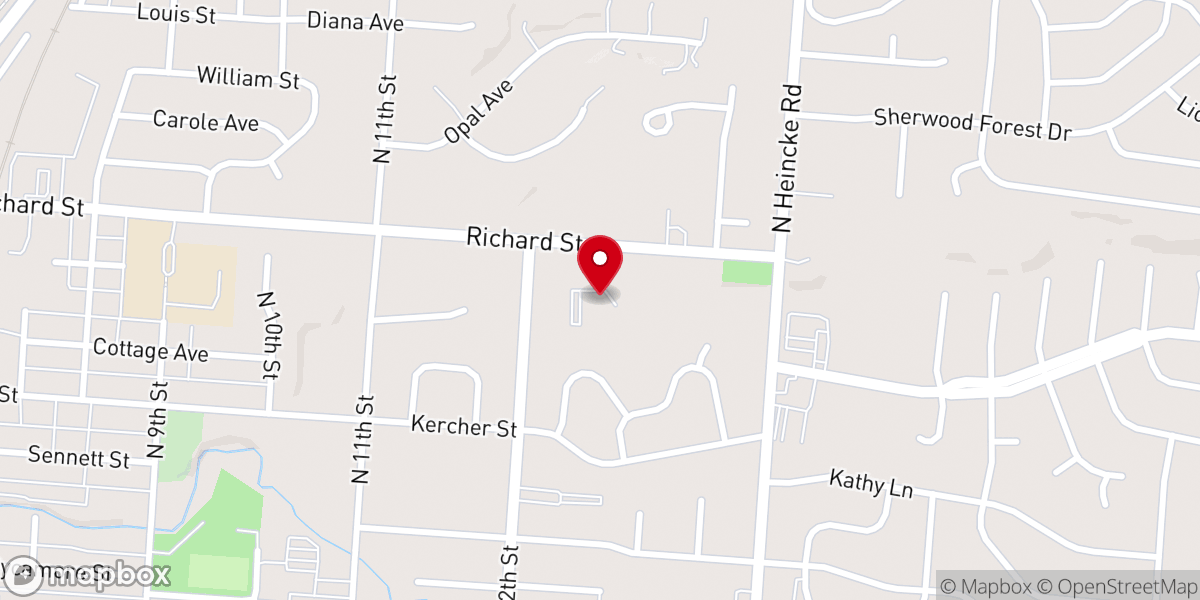 Map showing location of Generations Church