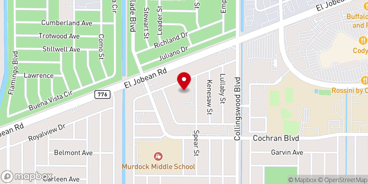 Map showing location of St. Maximilian Kolbe Catholic Church