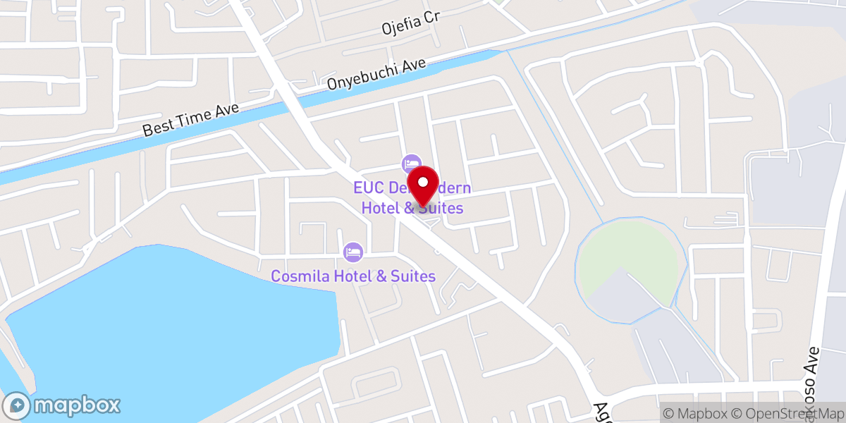 Map showing location of Celestial Church of Christ, Covenant Cathedral