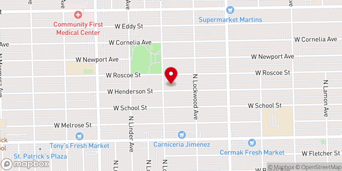 Map showing location of Saint Ladislaus Catholic Church