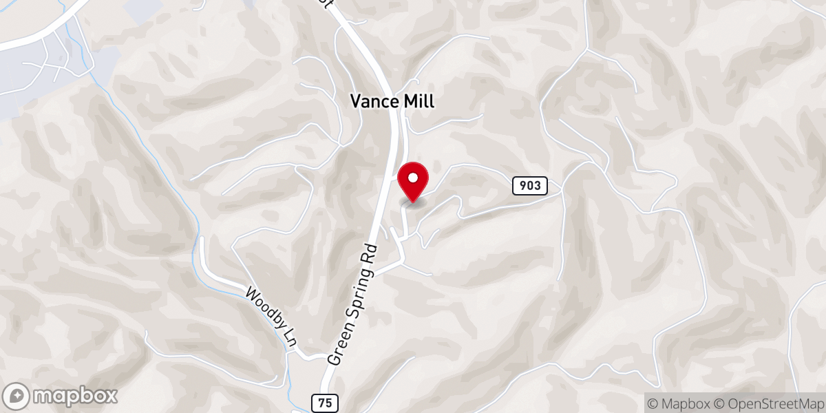 Map showing location of Free Zion Church