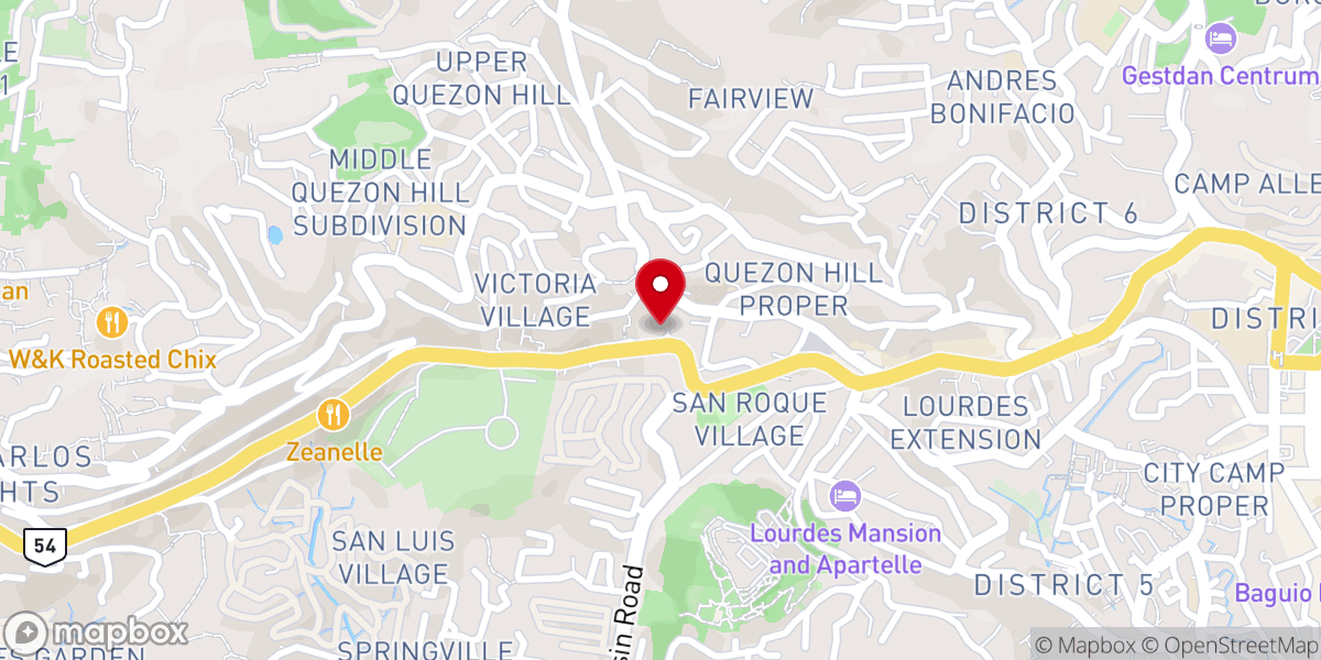 Map showing location of Pentecostal Missionary Church of Christ (4th Watch) - Baguio Local