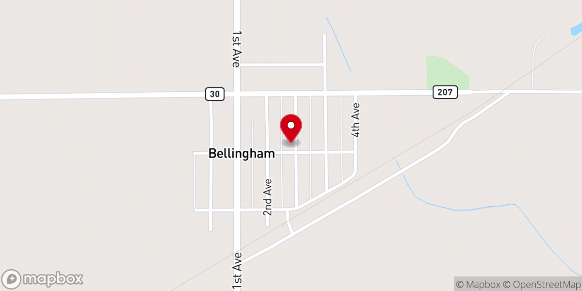 Map showing location of Methodist Church
