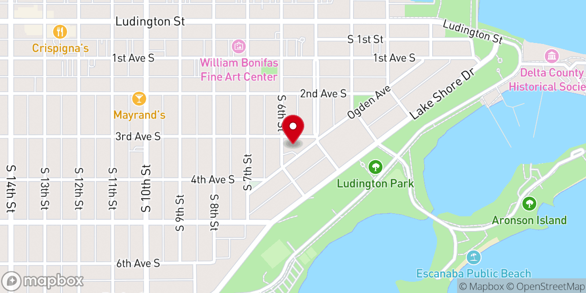 Map showing location of Saint Stephen's Episcopal Church