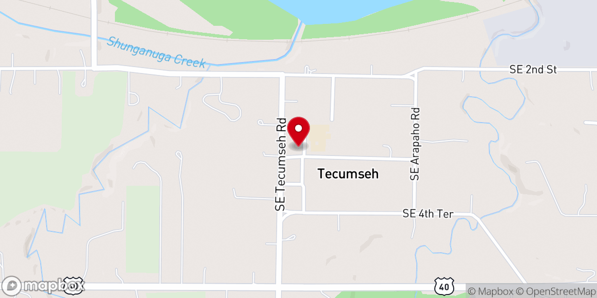 Map showing location of Sovereign Grace Baptist Church