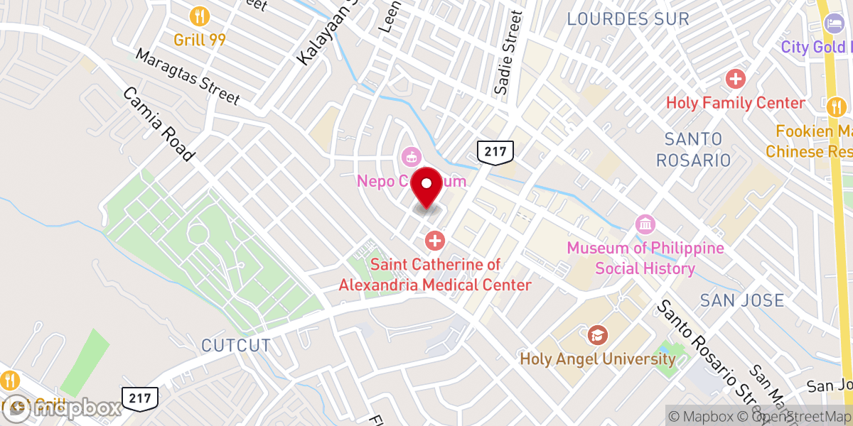 Map showing location of Jesus Christ Hope Tabernacle (UPC Nepo)