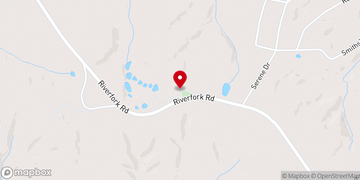 Map showing location of Bethlehem Union Church