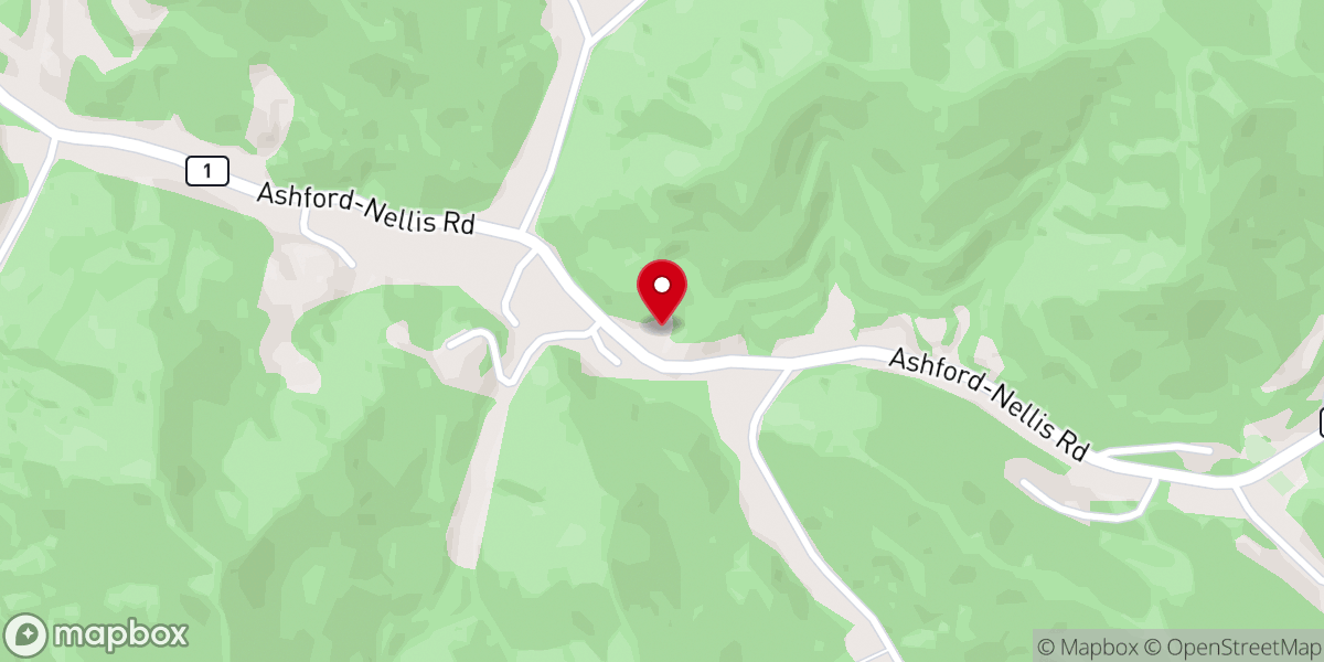 Map showing location of Mahone Chapel