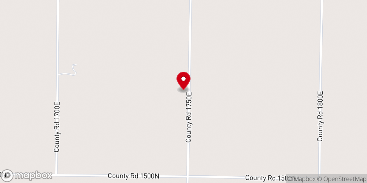 Map showing location of Buckeye Christian Church