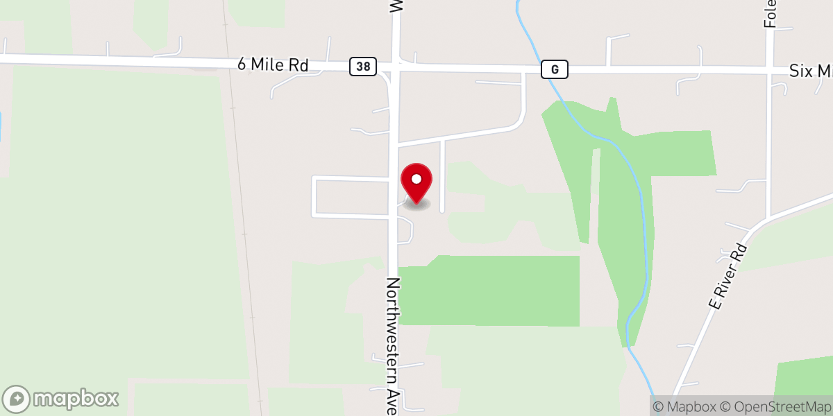 Map showing location of Journey In Faith Church