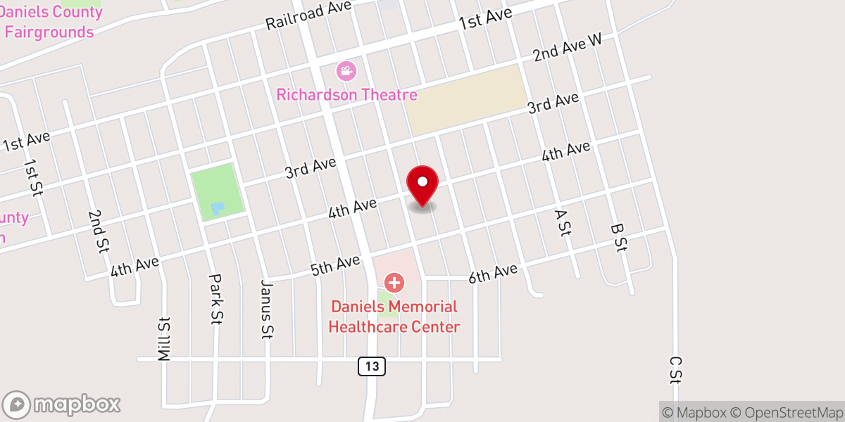 Map showing location of Saint Philip Bonitus Catholic Church