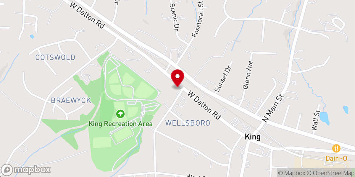 Map showing location of Willing Vessels Christian Center