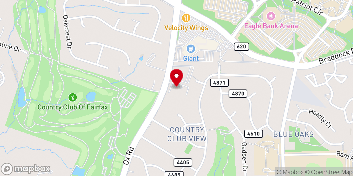 Map showing location of Salvation Army Church