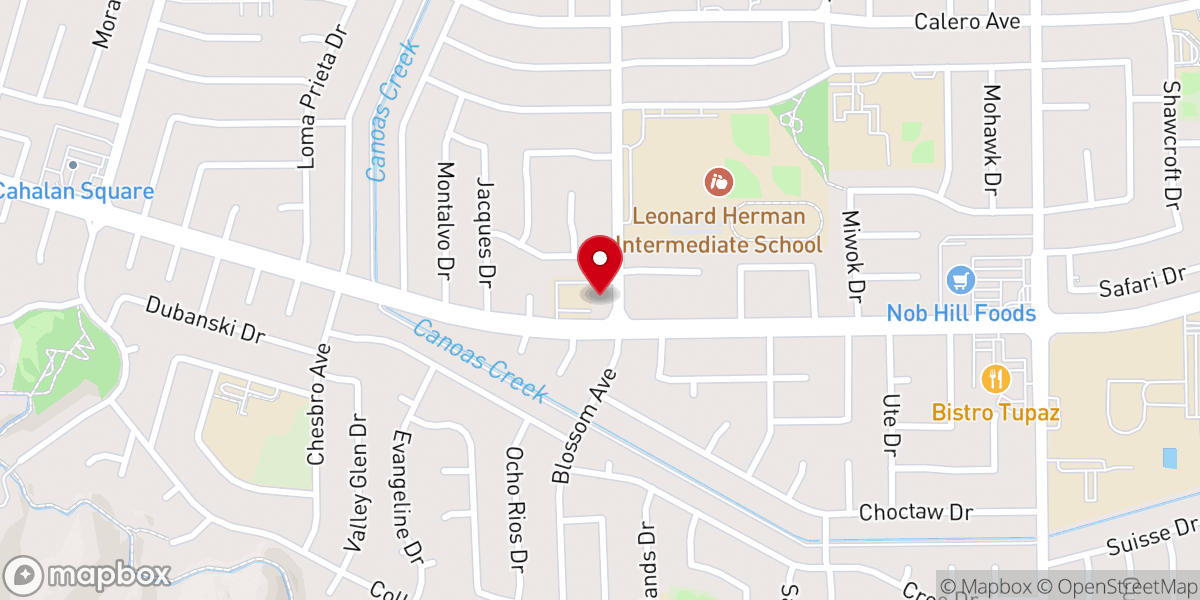 Map showing location of Apostles Lutheran Church
