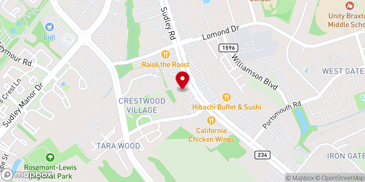Map showing location of Word Harvest Chapel