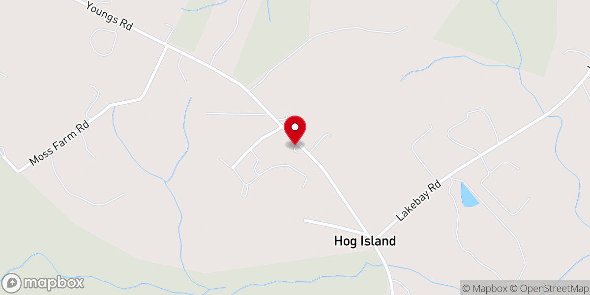 Map showing location of Rosendale Church