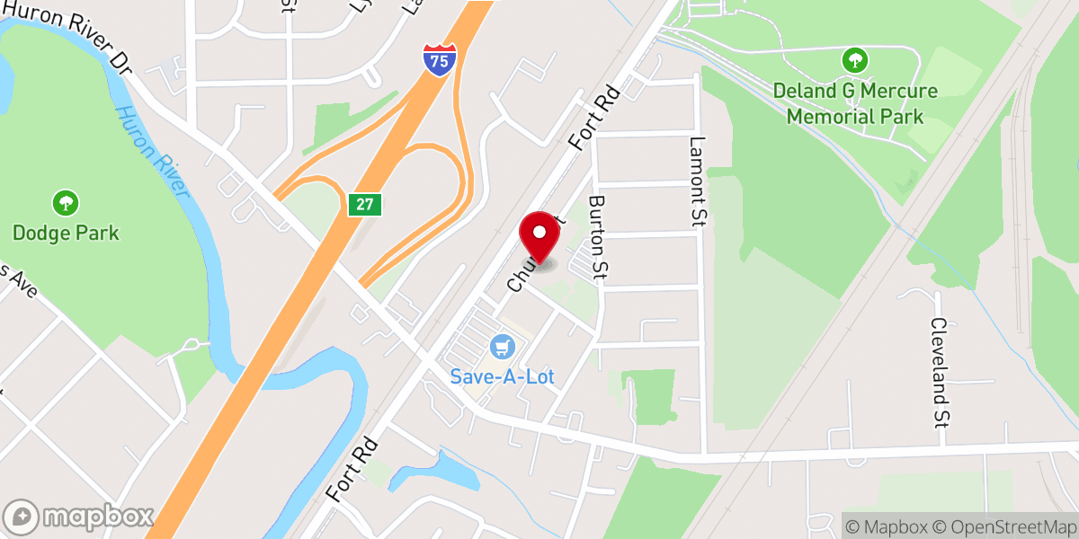 Map showing location of St Mary, Our Lady of the Annunciation