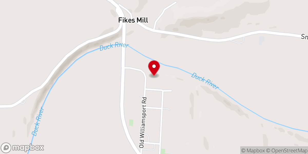 Map showing location of Clayborne Chapel AME Church