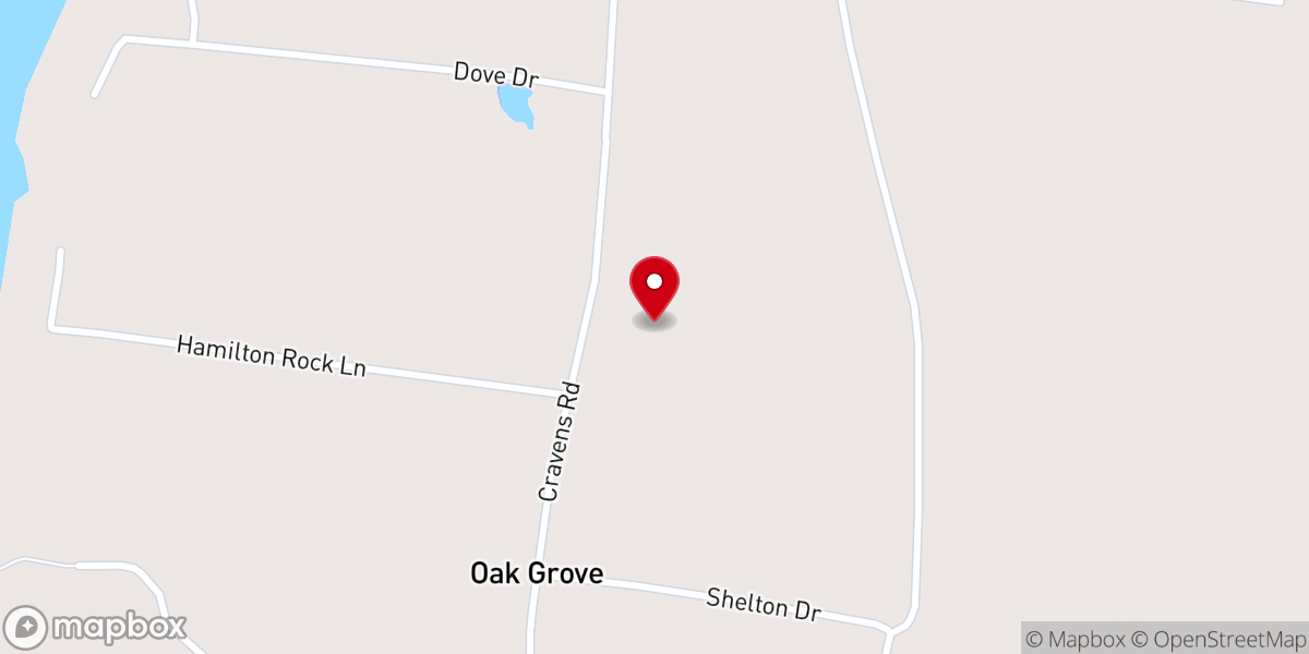 Map showing location of Sharon Baptist Church