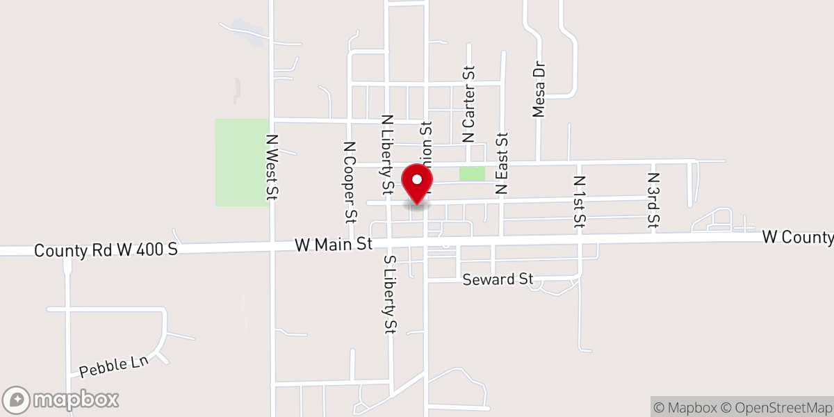 Map showing location of Turnabout Community Resource Center