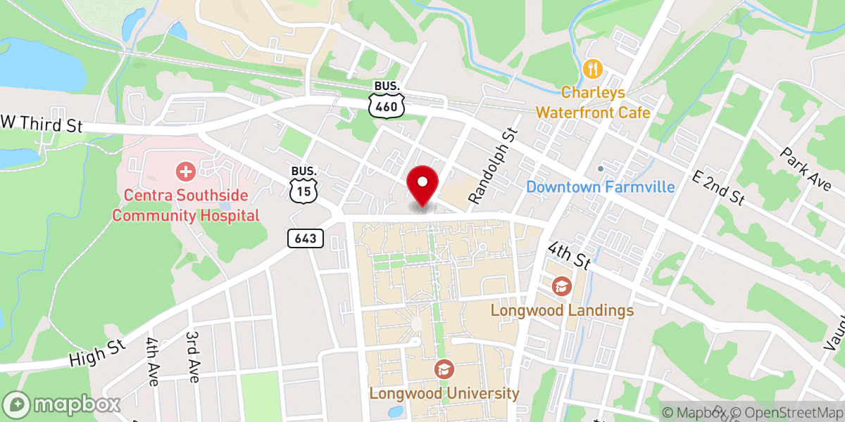 Map showing location of Johns Memorial Episcopal Church