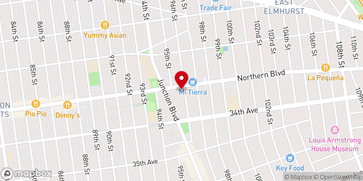 Map showing location of St Marks Ame Church