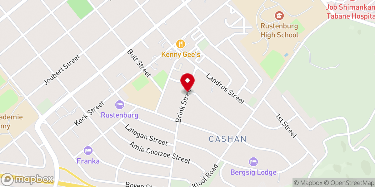 Map showing location of Methodist Church of SA