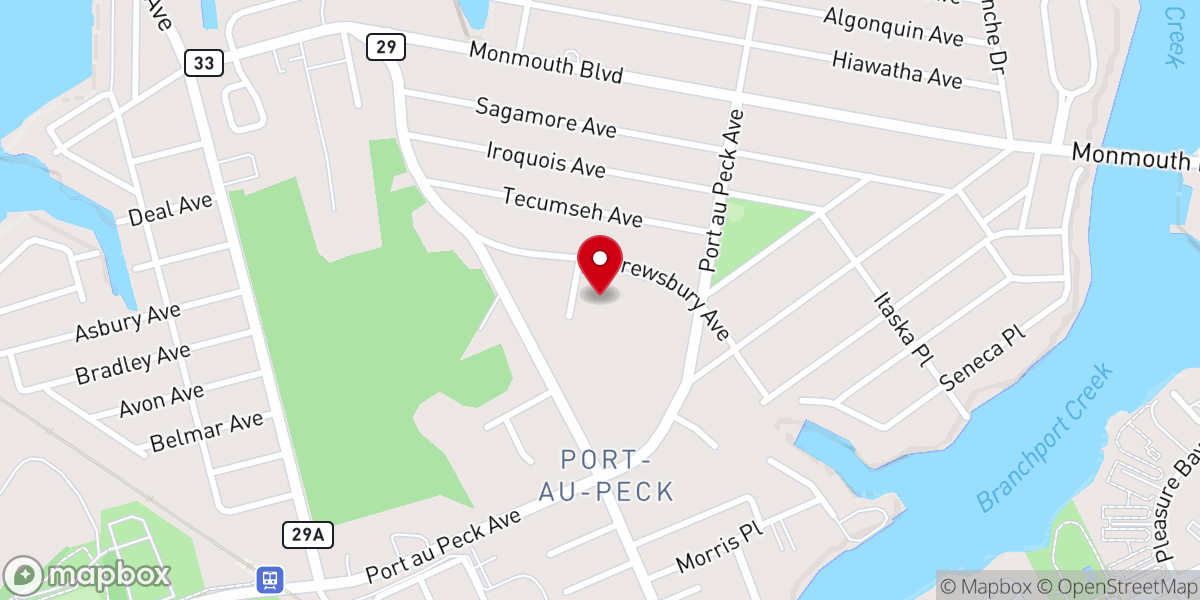 Map showing location of Unfailing Love Fellowship Church