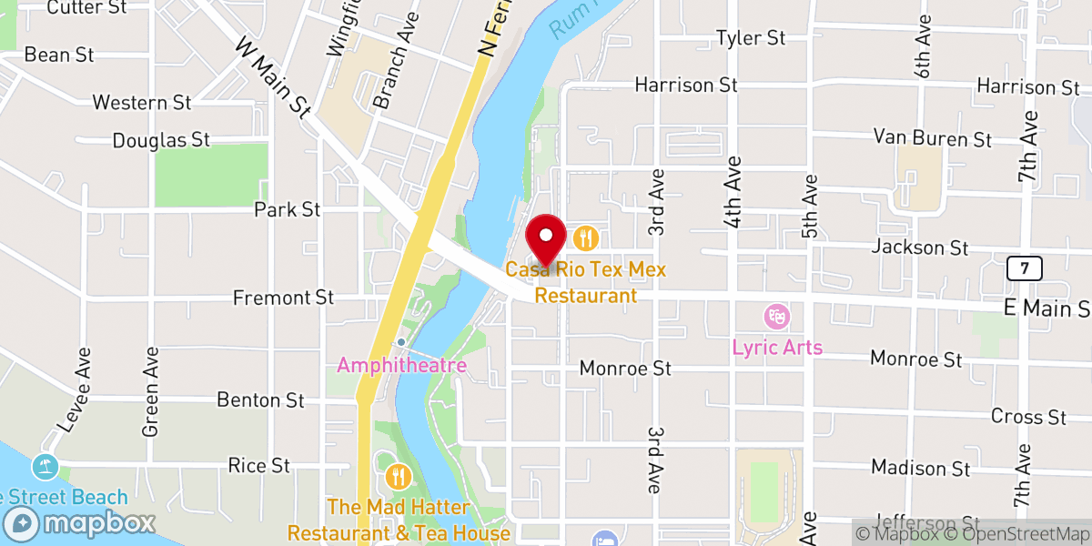 Map showing location of Fuller Living Counseling
