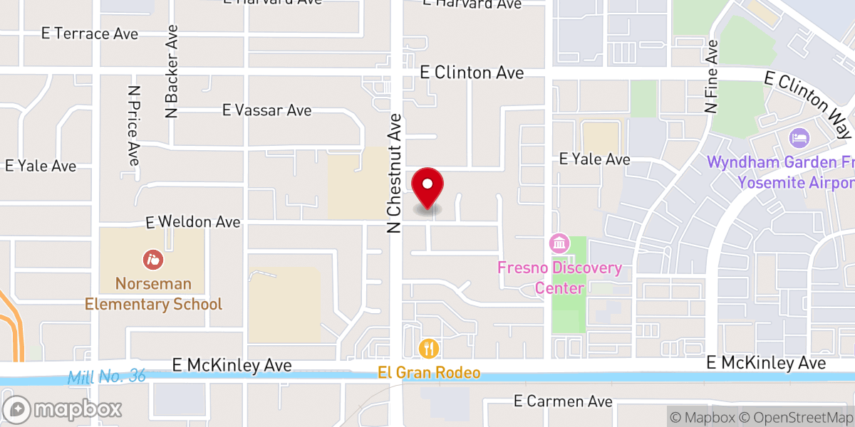 Map showing location of Christian Life Assembly Church