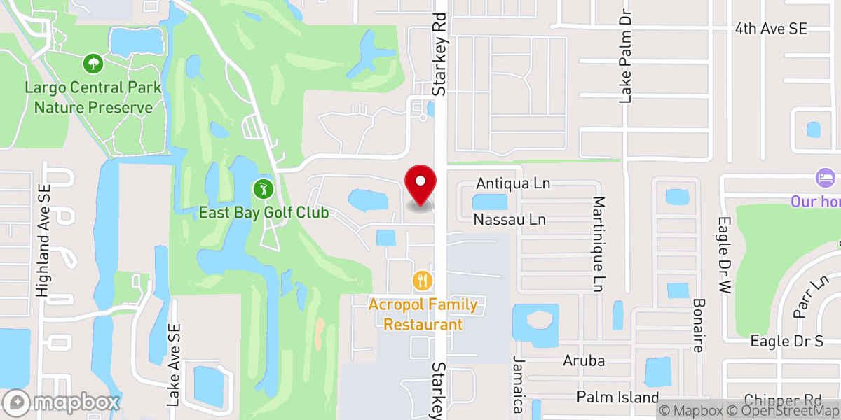 Map showing location of Christian Fellowship Church