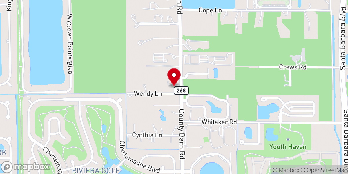 Map showing location of Faith Apostolic Church