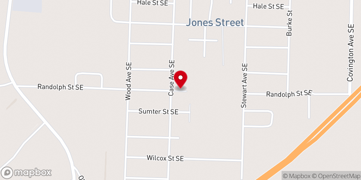 Map showing location of Church Of Love